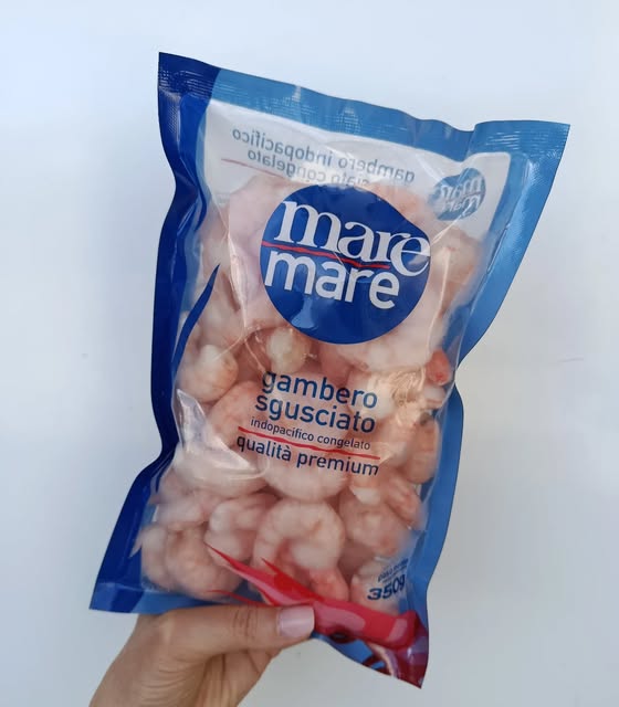 Gambero sgusciato mare mare